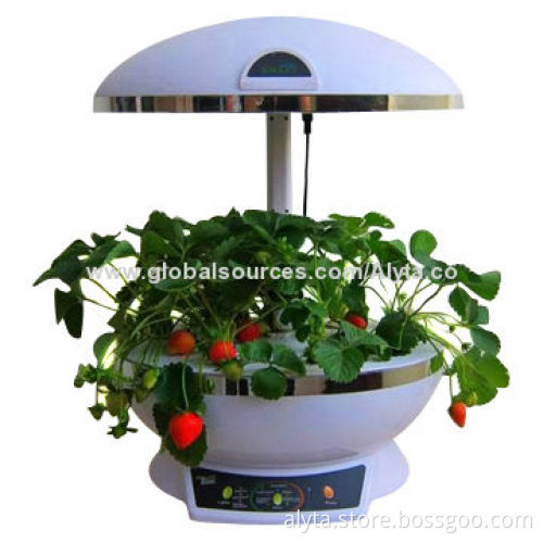 Novelty fish tank with hydroponic growing systems smart control